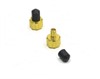 DRC AirValve Cap w/valve wrench 2pcs Gold