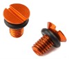Zeta FF AirValveCap Screw WP 2pcs, Orange