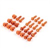 ZETA Alm Bolt Set for Plastics KTM SX/SXF 16-18,EXC/EXCF 17-19, Orange