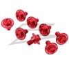 ZETA Fork Guard Bolt Set 8pcs. CRF250/450/RX -25, CR125/250 97-07, Red