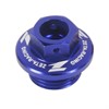 ZETA Oil Filler Plug CRF150,250/450R-17/16, YZ/YZF/WRF 65-450 -25, Blu