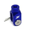 Zeta Rear Brake Clevis, KX85/125, RM85/125/250  Blue