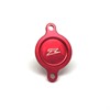ZETA Oil Filter Cover RMZ250 07-18, RMZ450 05-18, Red