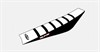 Complete Seat, Ribbed cover, Talaria Sting RMX4, Black/White top,Soft