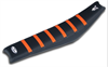 Ribbed Cover Velcro Std, Black/Orange,  KTM SX65 16-23