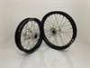 M2R MX 65cc Wheelset 14/12 Yamaha YZ65, Blk/Blk/Blk/Silv