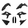 Plastkit Enduro m gaffelbensskydd, Beta, 2T/4T, 13-17, Svart