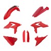 Plastkit Enduro m gaffelbensskydd, Beta, 2T/4T, 18-18, Röd