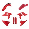 Plastkit Enduro m gaffelbensskydd, Beta , 2T/4T, 19-19, Röd