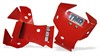 TM Design Full Coverage Plastic Skid Plate Honda CRF150, Red